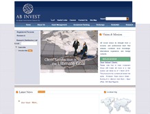 Tablet Screenshot of ab-invest.net